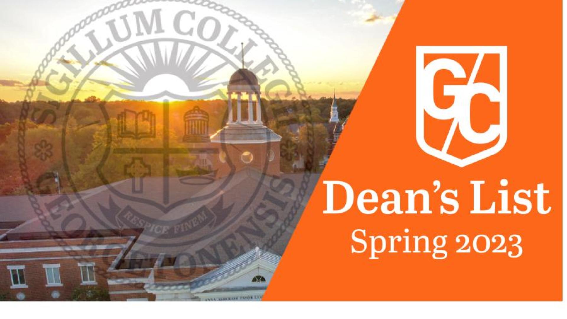 Spring of 2023 Dean's List