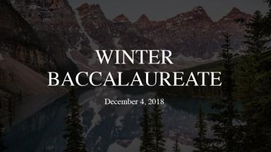 Winter Baccalaureate