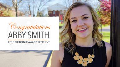 Alumna Abby Smith '16 Awarded Fulbright Grant